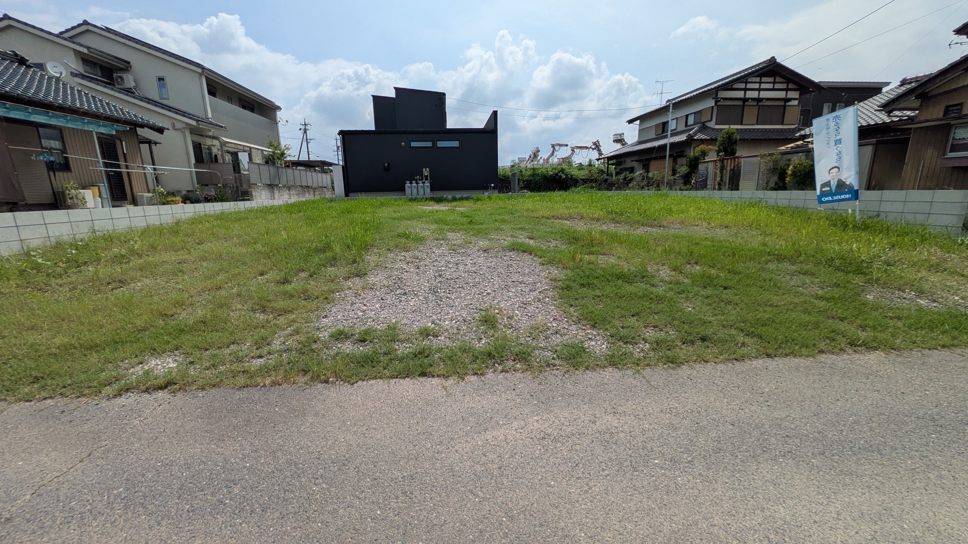 静かな住み良い分譲地